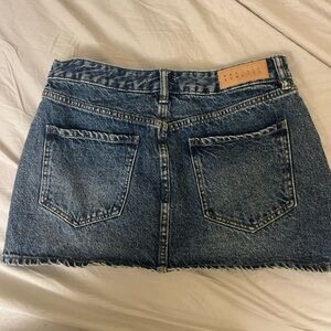 PacSun Pacific Sunwear Denim Mini Skirt Size 27 Acid Wash
